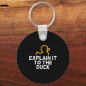 Het Coder Programmeur Tech Ontwikkelaar Shirts Man Sleutelhanger (Voorkant)