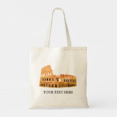 Het Coliseum Rome, Italië, gepersonaliseerd ontwer Tote Bag (Achterkant)