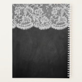 Het Collectie Chalkboard en Lace Wedding Planner (Achterkant)