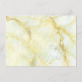 Het Collectie Elegant Marble Effect Wedding Informatiekaartje (Achterkant)