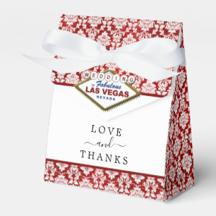 Het Collectie Glitter Damask Las Vegas Wedding Bedankdoosjes