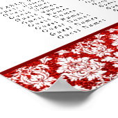 Het Collectie Glitter Damask Las Vegas Wedding Poster (Hoek)