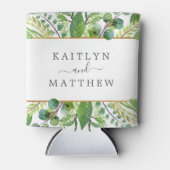 Het Collectie Greenery & Gold Wedding Blikjeskoeler (Voorkant)