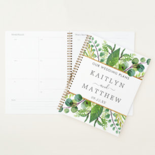 Het Collectie Greenery & Gold Wedding Planner