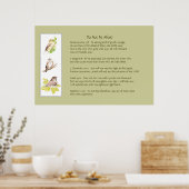 Het collectie is geen woekerscriptaansporing poster (Keuken)