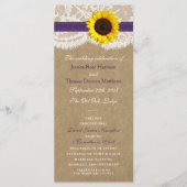 Het Collectie Kraft, Lace & Sunflower - Paars Programma (Voorkant)