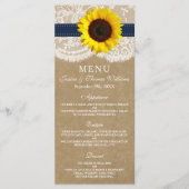 Het Collectie Kraft, Lace & Sunflower - Zeemacht Menu (Voorkant)