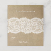 Het Collectie Kraft & Lace Wedding (Buitenkant ongevouwen)