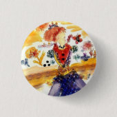 HET COLLECTIE LADY (WATERVERVEN) RONDE BUTTON 3,2 CM (Voorkant)