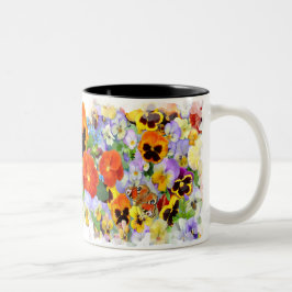 Het Collectie Pansy Tweekleurige Koffiemok