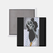 Het Collectie Trio - Square Magnet Magneet (Voorkant / Achterkant)