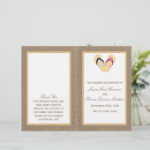 Het Collectie van de Beach Burlap Wedding van het  (Staand voorkant)