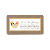 Het Collectie van de Beach Burlap Wedding van het Etiket (Voorkant)