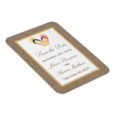 Het Collectie van de Beach Burlap Wedding van het Magneet (Rechterzijde)