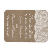 Het Collectie van de Bruglap en de Lace Wedding Magneet (Horizontaal)