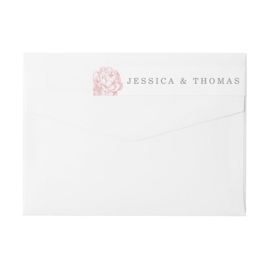 Het Collectie van de Florale bruiloft van Peony (Achterkant)