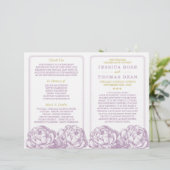 Het  Collectie van de Florale bruiloft van Peony (Staand voorkant)