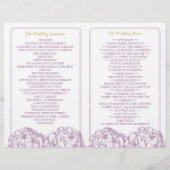 Het  Collectie van de Florale bruiloft van Peony (Achterkant)