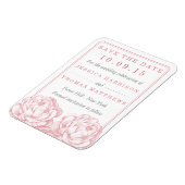 Het  Collectie van de Florale bruiloft van Peony Magneet (Linkerzijde)