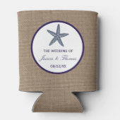 Het Collectie van de marineslankerende strandbruil Blikjeskoeler (Achterkant)