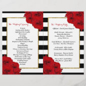 Het Collectie van de moderne Luxe bruiloft - Rode  (Achterkant)