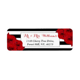 Het Collectie van de moderne Luxe bruiloft - Rode  Etiket