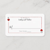 Het Collectie van de Monogram-spelkaart Plaatskaartje (Voorkant)