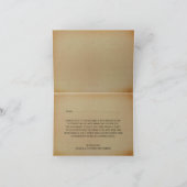 Het  Collectie van de Oak-boom Bedankkaart (Binnen)