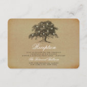 Het  Collectie van de Oak-boom Informatiekaartje (Voorkant)