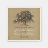 Het  Collectie van de Oak-boom Servet (Voorkant)