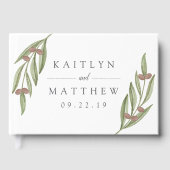 Het Collectie van de Olive Branch Wedding Gastenboek (Voorkant)