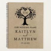 Het Collectie van de Rustic Heart BWedding Planner (Voorkant)