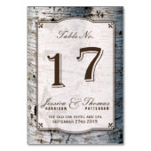 Het Collectie van de Rustic Silver Beichbomen 17 Kaart (Achterkant)