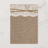 Het Collectie van de Rustic Starfish Beach Wedding Informatiekaartje (Achterkant)