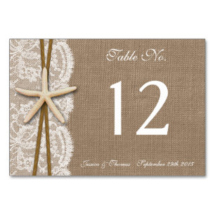 Het Collectie van de Rustic Starfish Beach Wedding Kaart