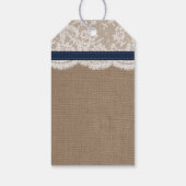 Het Collectie van de Rustic Sunflower Wedding - ma Cadeaulabel (Achterkant)