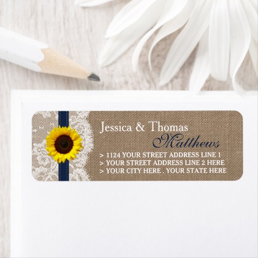 Het Collectie van de Rustic Sunflower Wedding - ma Etiket (Insitu)