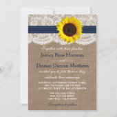 Het Collectie van de Rustic Sunflower Wedding - ma Kaart (Voorkant)