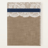 Het Collectie van de Rustic Sunflower Wedding - ma Planner (Achterkant)