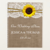 Het Collectie van de Rustic Sunflower Wedding Planner (Voorkant)