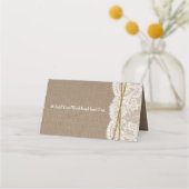 Het Collectie van de Rustic Twine Bow Wedding (Achterkant)