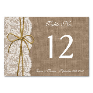 Het Collectie van de Rustic Twine Bow Wedding Kaart