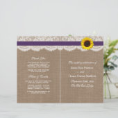 Het Collectie van de Rustige Zonnebloem - Paars (Staand voorkant)