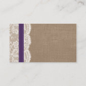 Het Collectie van de Rustige Zonnebloem - Paars Informatiekaartje (Achterkant)