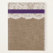 Het Collectie van de Rustige Zonnebloem - Paars Planner (Achterkant)