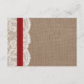 Het Collectie van de Rustige Zonnebloem - Rood Informatiekaartje (Achterkant)