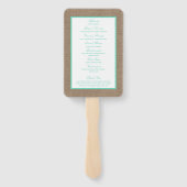 Het Collectie van de Tropische palmboom Handwaaier (Achterkant)