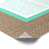 Het Collectie van de Tropische palmboom Poster (Hoek)