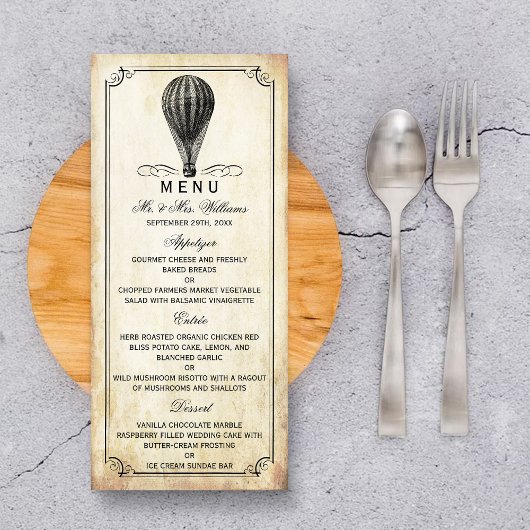 Het  Collectie van de Weg van de Ballon Menu