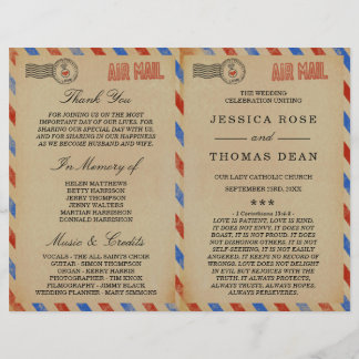 Het  Collectie van het Airmail Wedding